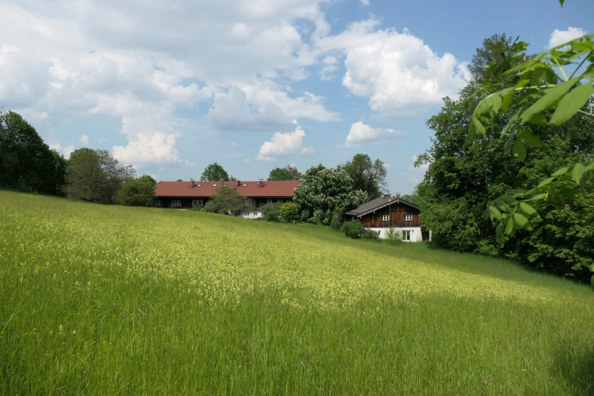 Haus mit Blumen