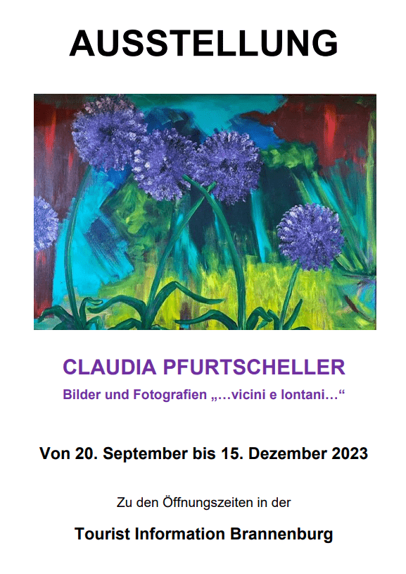 Ausstellung Claudia Pfurtscheller