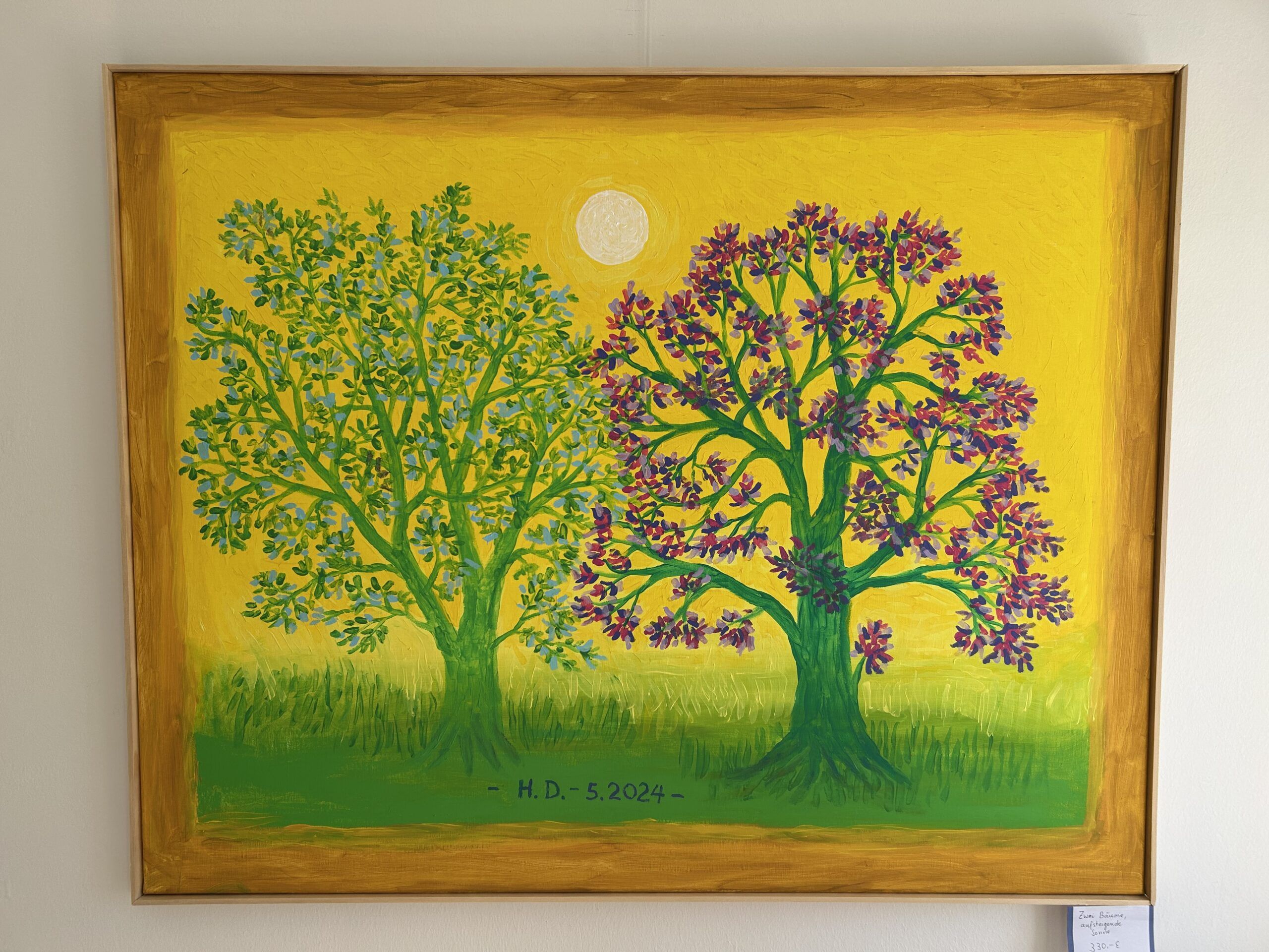 Kunst, Hannes Dillen, Ausstellung